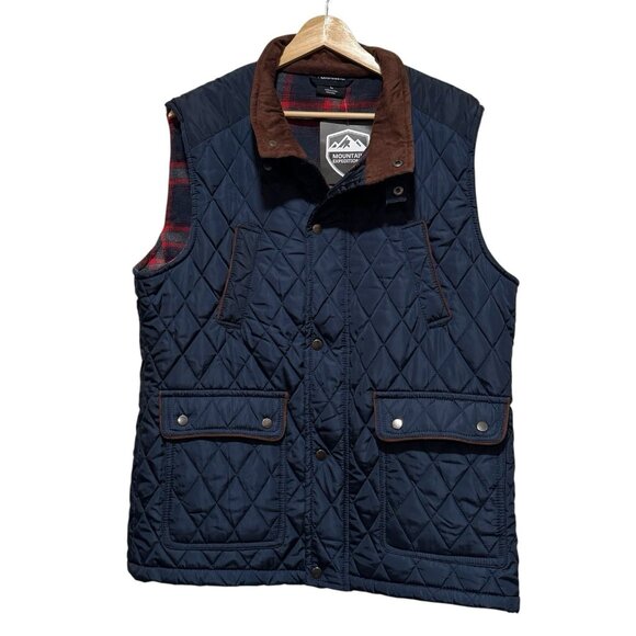 NWT Mountain Expeditions Quilted Navy Blue Royal Heritage Vest Mens Large - Picture 3 of 13